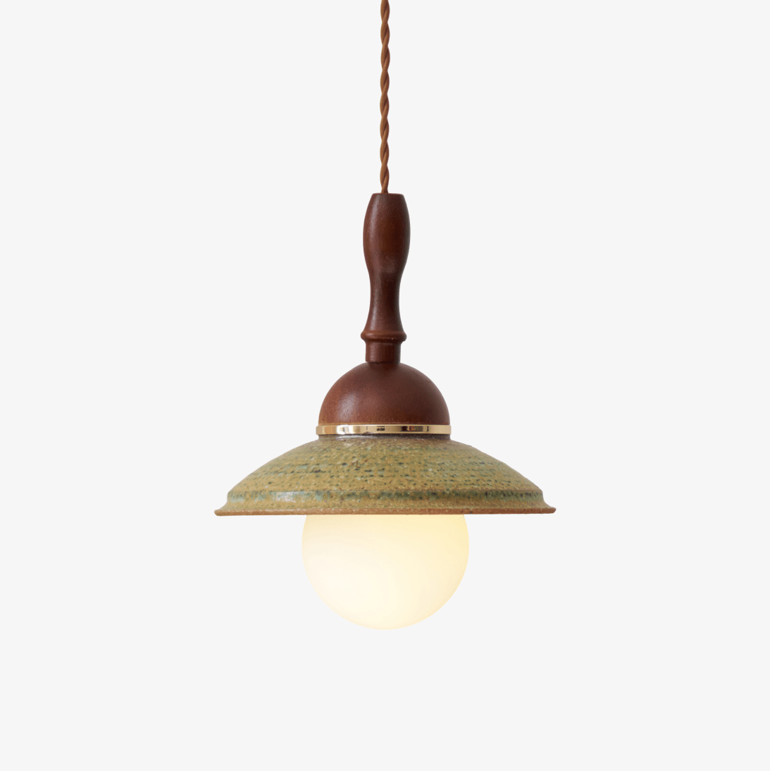 Gavesa Suspension Art en Bois et Céramique