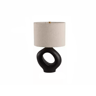 Lumestic Lampe de Table Sculpturale en Résine Et Tissu
