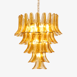 Aurora Lustre en Verre Ambre