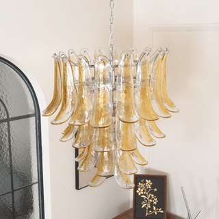 Aurora Lustre en Verre Ambre