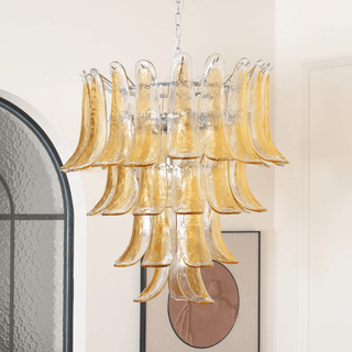 Aurora Lustre en Verre Ambre