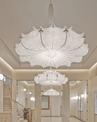 Lumina Suspension en Soie Contemporaine