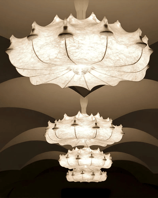 Lumina Suspension en Soie Contemporaine