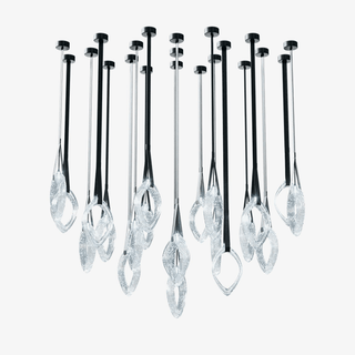 Ivvyne Lustre Moderne et Élégant en Verre