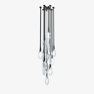 Ivvyne Lustre Moderne et Élégant en Verre
