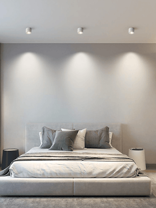 Lustra Downlight LED Rond Rotatif Ajustable