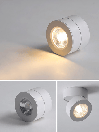 Lustra Downlight LED Rond Rotatif Ajustable