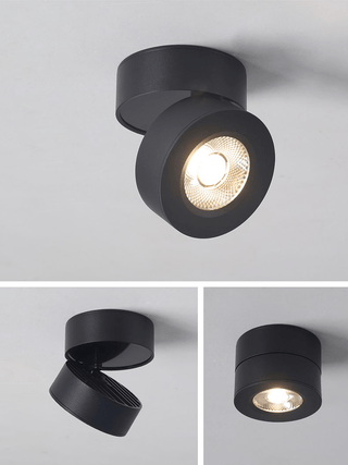 Lustra Downlight LED Rond Rotatif Ajustable