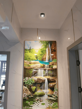 Lustra Downlight LED Rond Rotatif Ajustable