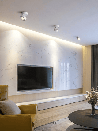 Lustra Downlight LED Rond Rotatif Ajustable