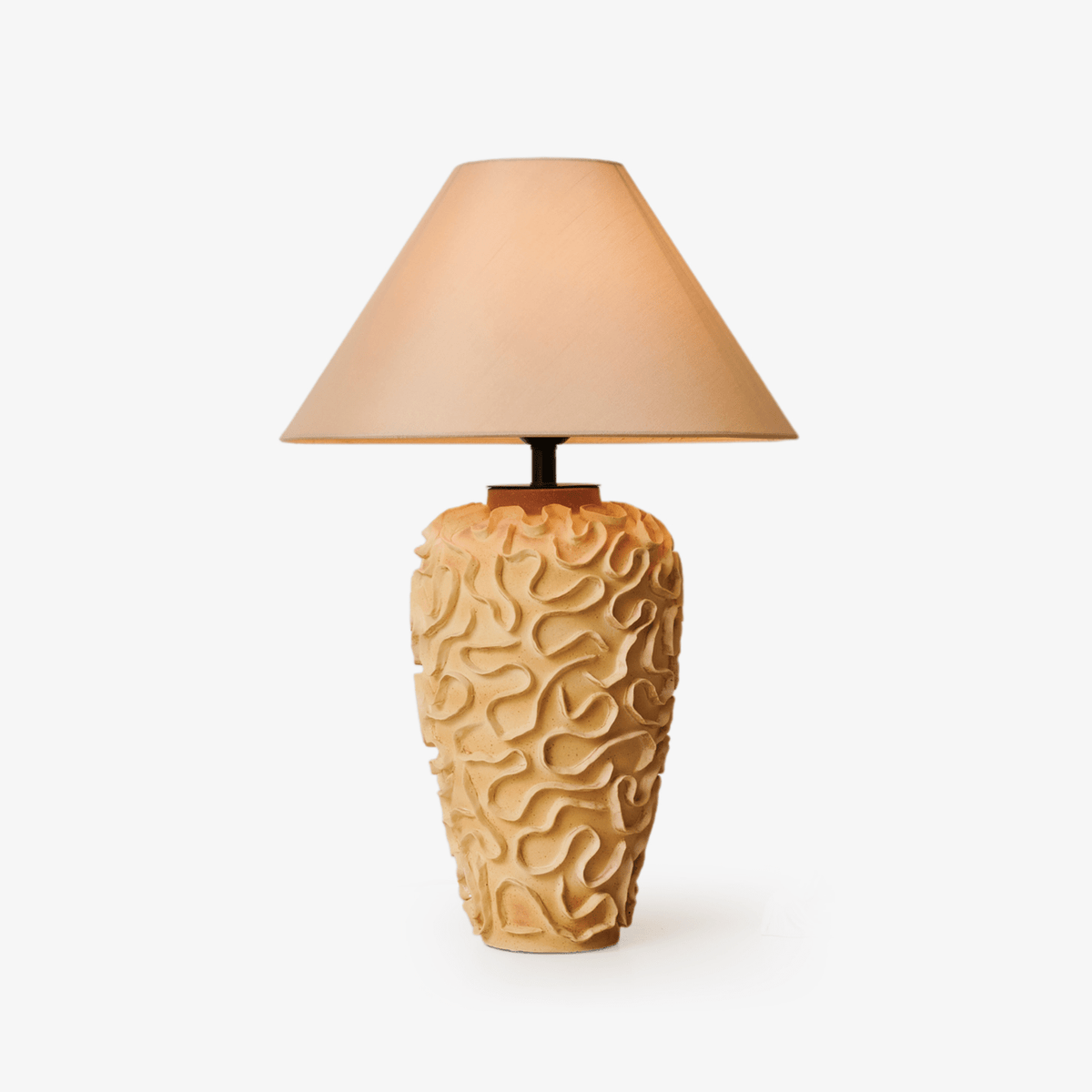 Isaac Lampe de Table en Céramique Vintage