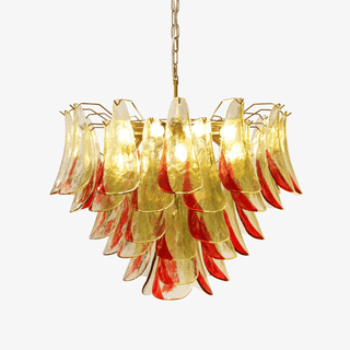Aurora Lustre en Verre Murano Pétale Élégant
