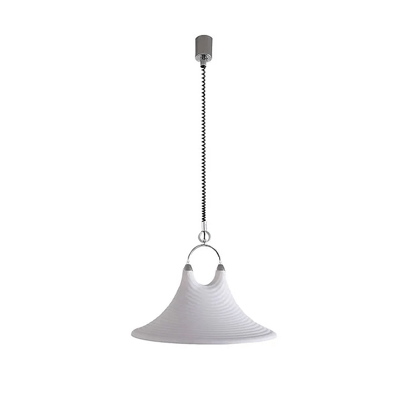 Aurmiros Suspension Minimaliste Moderne en Verre à Motif Tourbillonnant