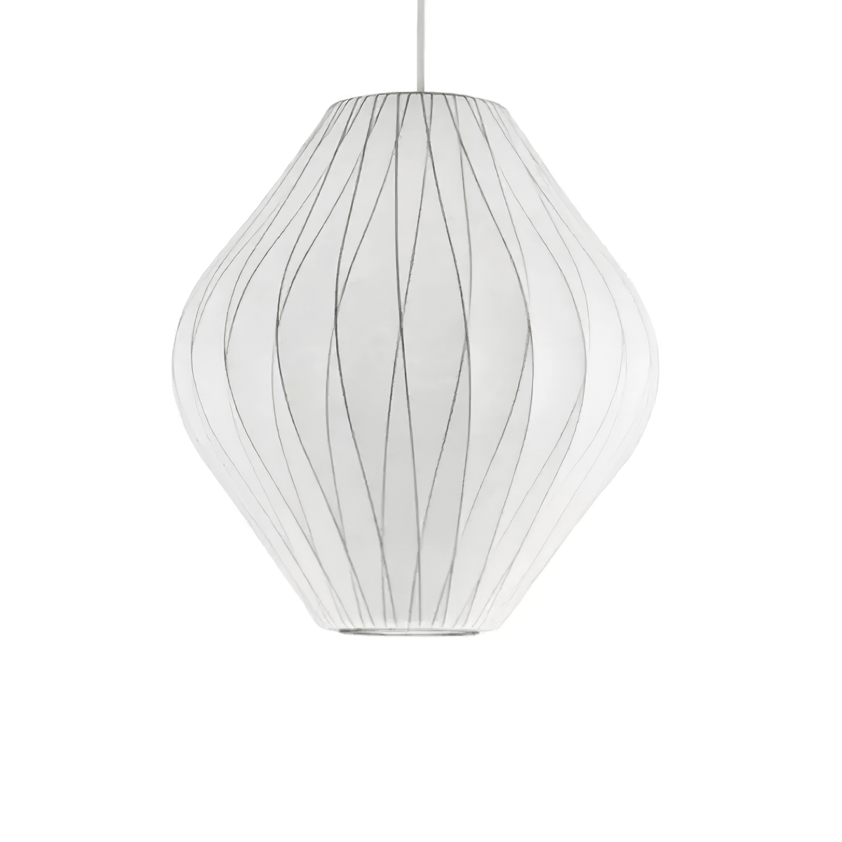 Nebula Lampe Suspendue en Soie de Mûrier Boule