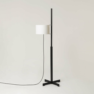 Jex Lampadaire en Bois Et Tissu