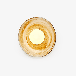 Solune Applique Murale Minimaliste en Verre et Bois