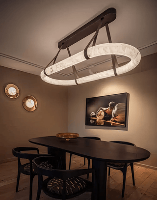 Nerina Albâtre Pendentif Lumière-Luire
