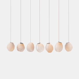 Liquid Glass Stone Pendant Light-Neutral Decor