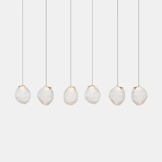 Liquid Glass Stone Pendant Light-Neutral Decor