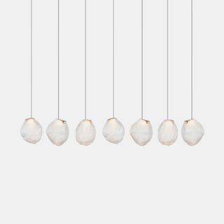 Liquid Glass Stone Pendant Light-Neutral Decor