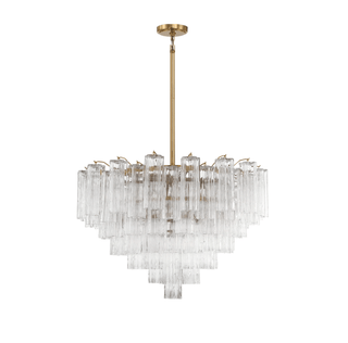 Aurora Lustre Virella Tube en Verre de Murano Luxe
