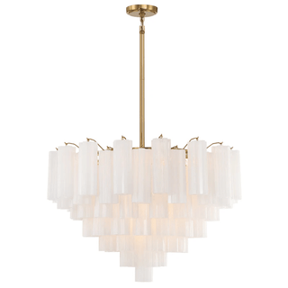 Aurora Lustre Virella Tube en Verre de Murano Luxe