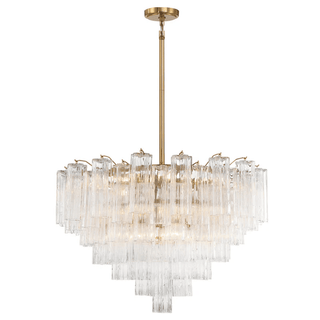 Aurora Lustre Virella Tube en Verre de Murano Luxe