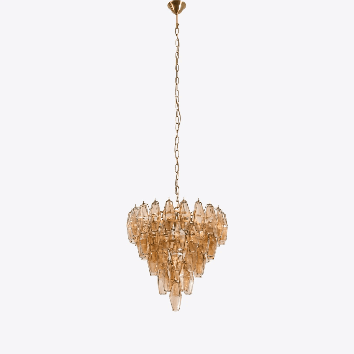 Maralis Lustre Rose Facetté Verre Superposé Vintage