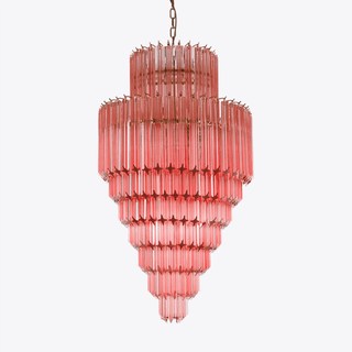 Aurora Lustre Ambre Diamant Verre Superposé Rétro