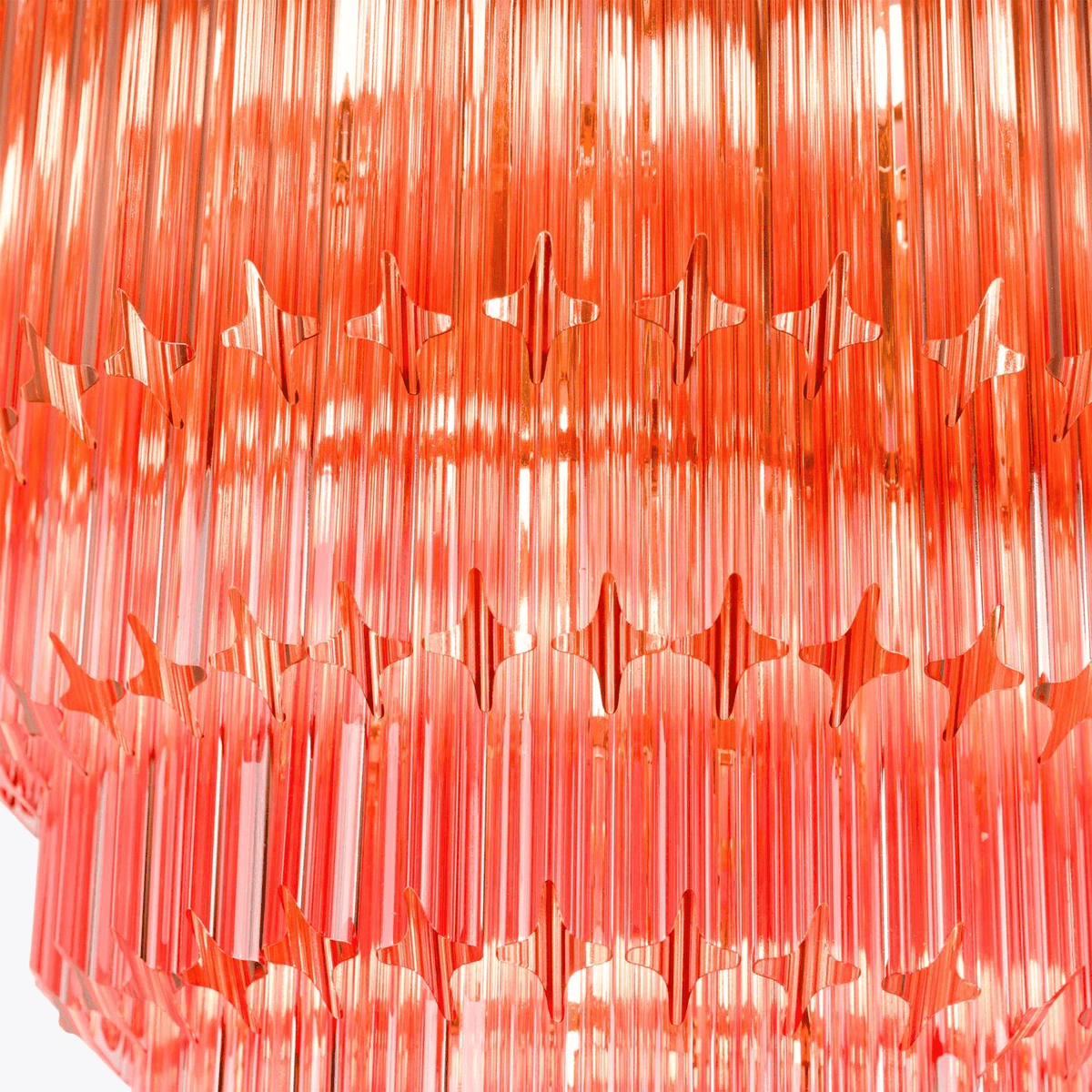 Alviel Lustre Ambre Diamant Verre Superposé Rétro