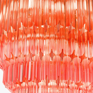 Aurora Lustre Ambre Diamant Verre Superposé Rétro