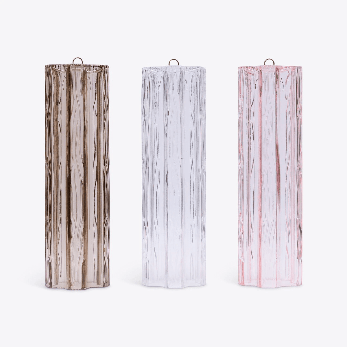 Arlaya Lustre Cinq Étage Cannelé Verre Grande Mid Siècle