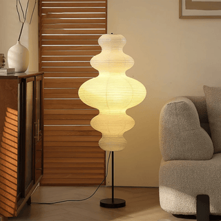 Vels Lampadaire en Papier Scandinave
