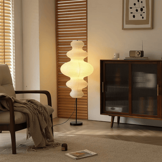 Vels Lampadaire en Papier Scandinave