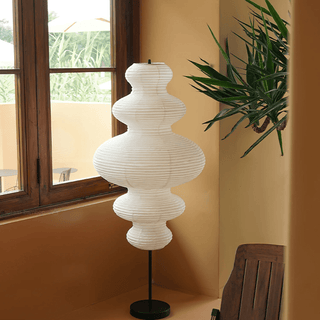 Vels Lampadaire en Papier Scandinave