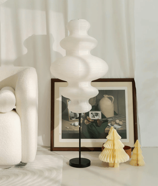 Vels Lampadaire en Papier Scandinave