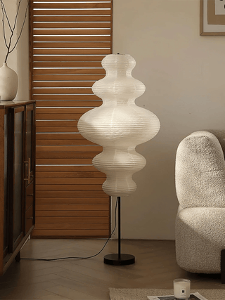 Vels Lampadaire en Papier Scandinave
