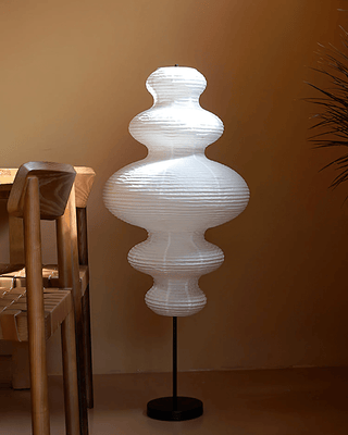 Vels Lampadaire en Papier Scandinave