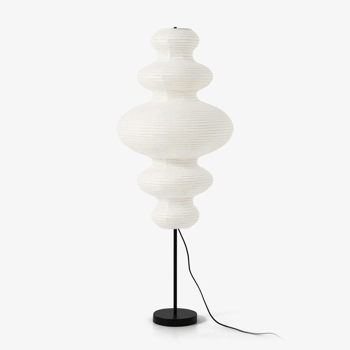 Vels Lampadaire en Papier Scandinave