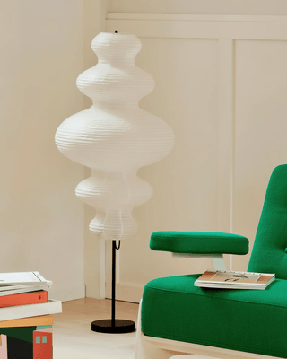 Vels Lampadaire en Papier Scandinave