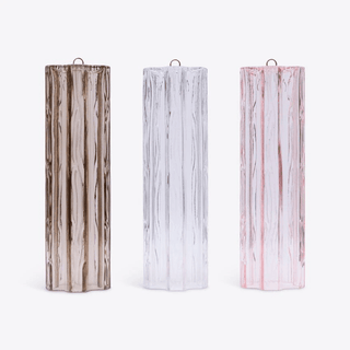Aurora Lustre Quatre Étage Cannelé Verre