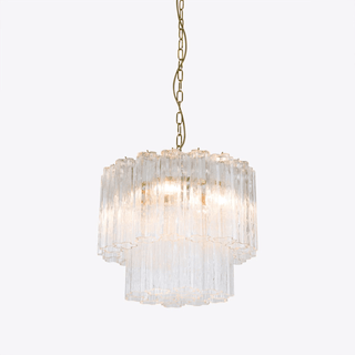 Aurora Lustre Petit Tube en Verre Murano Treviso
