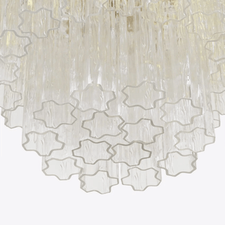 Aurora Lustre Petit Tube en Verre Murano Treviso