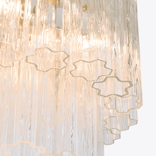 Aurora Lustre Petit Tube en Verre Murano Treviso