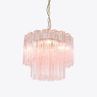 Aurora Lustre Petit Tube en Verre Murano Treviso