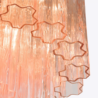 Aurora Lustre Petit Tube en Verre Murano Treviso