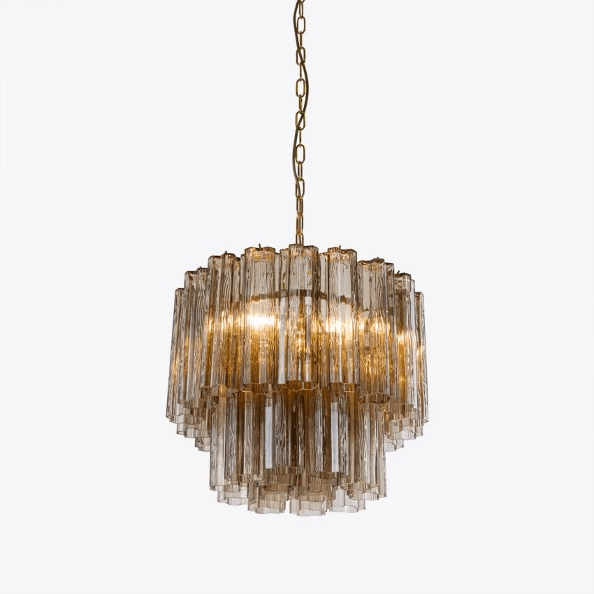 Paveria Lustre Petit Tube en Verre Murano Treviso
