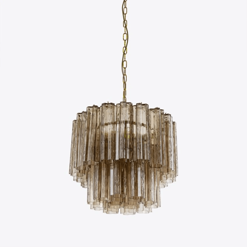 Paveria Lustre Petit Tube en Verre Murano Treviso