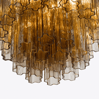 Aurora Lustre Petit Tube en Verre Murano Treviso
