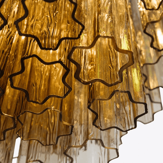 Aurora Lustre Petit Tube en Verre Murano Treviso